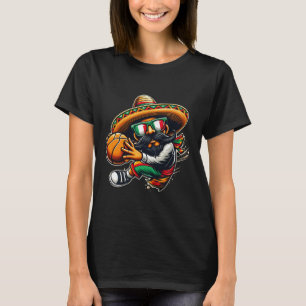 Camiseta Bysketbyll Legal Mexicano Jogando Bysketbyll Cinco
