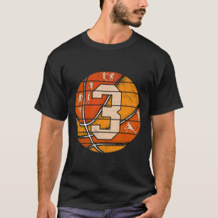 Camiseta Bysketbyll Número 3 Jersey Love Bysketbyll Player