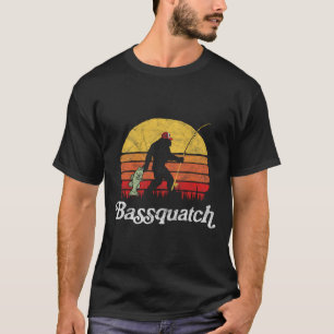 Camiseta Byssquatch! Divertido Bigfoot Pesca Outdoor Retro