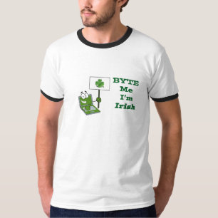 Camiseta "Byte mim eu sou T da campainha" - dos homens