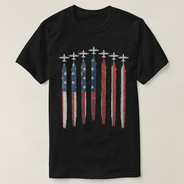 Camiseta C130 Hercules Gunnar Aeronave Militar Americana F (Frente do Design)