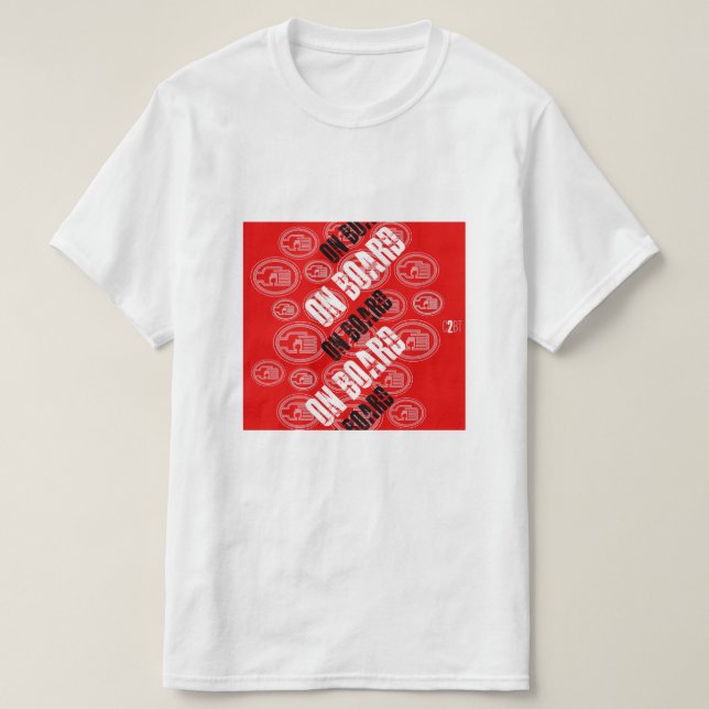 Camiseta C2B: CONSELHO RED Basic T Shirt (Frente do Design)