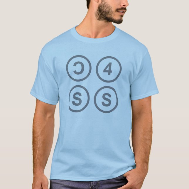 Camiseta C4SS contra o IP, para sempre (Frente)