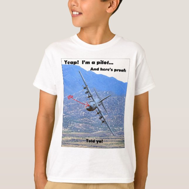 CAMISETA C-130 DE BAIXO NÍVEL (Frente)