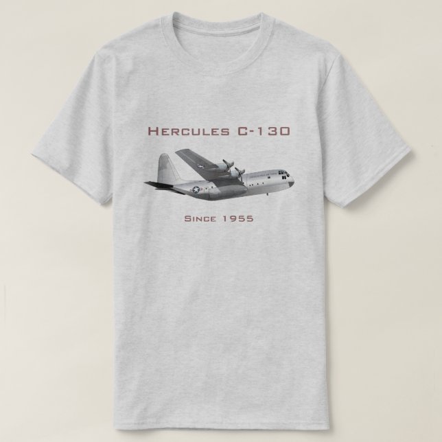 Camiseta C-130 Hércules (Frente do Design)