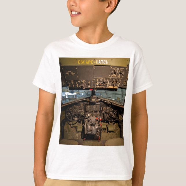 Camiseta C-47 Cockpit (Frente)