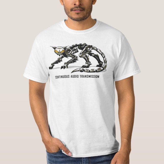 Camiseta C.A.T. Tshirt do valor da mascote (Frente)