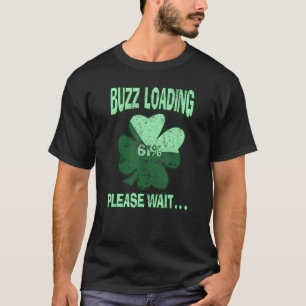 Camiseta C Buzz de feriado de Dia de São Patrício verde car