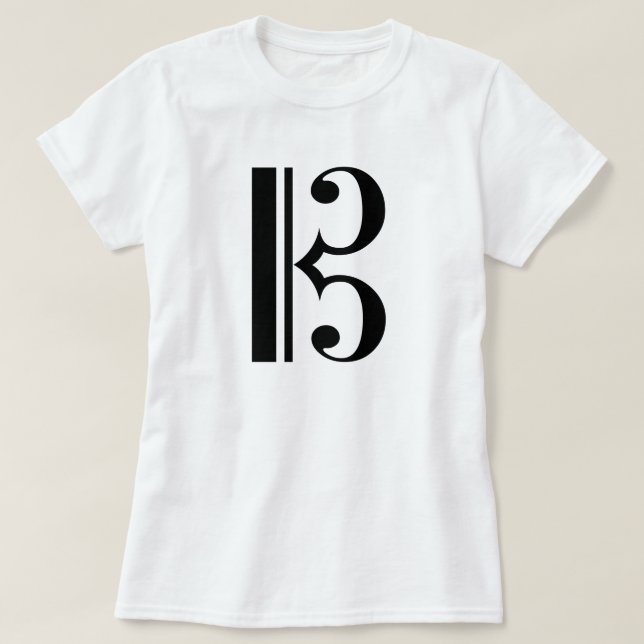 Camiseta C-Clef (Frente do Design)