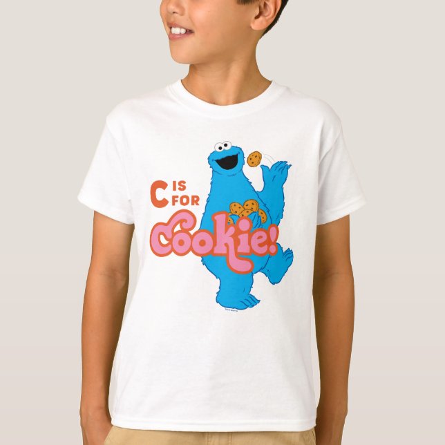 Camiseta C é de Cookie (Frente)