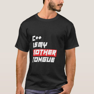 Camiseta C é minha programação engraçada da língua mat