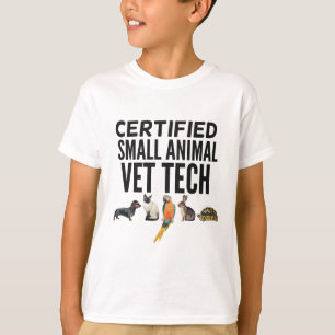 Camiseta C é para a Certified Small Animal Vet Tech