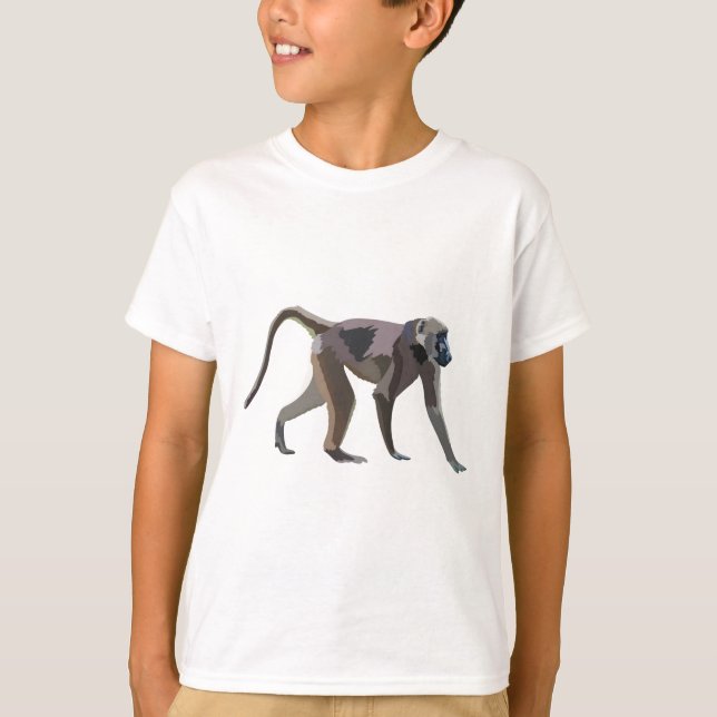 Camiseta C é para Cape Baboon (Frente)