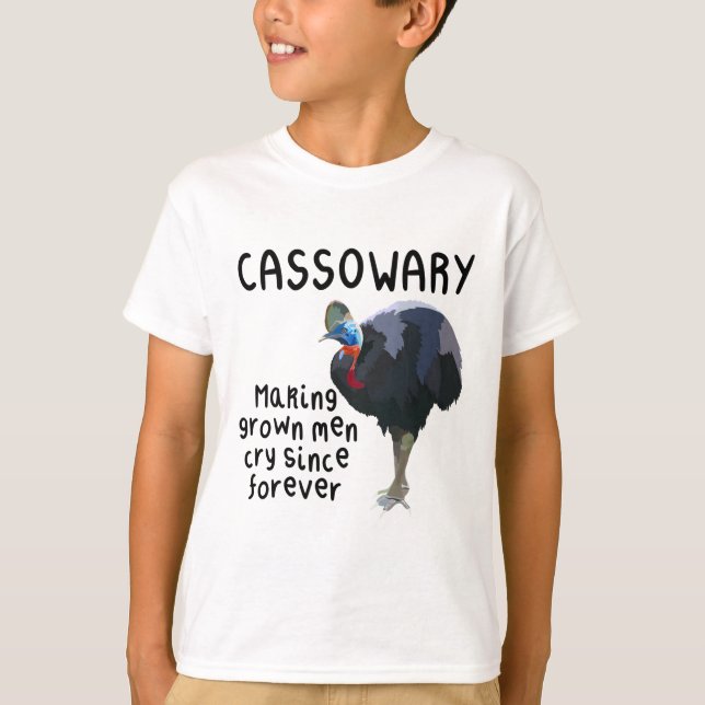 Camiseta C é para Cassowary (Frente)