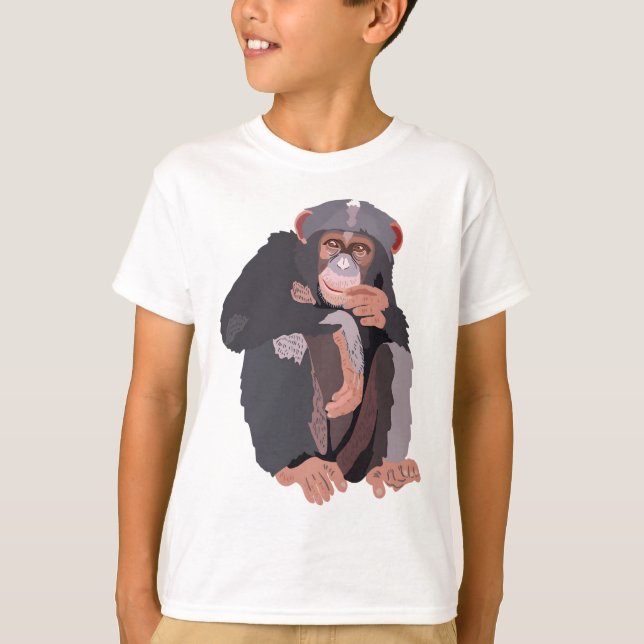 Camiseta C é para Chimp (Frente)
