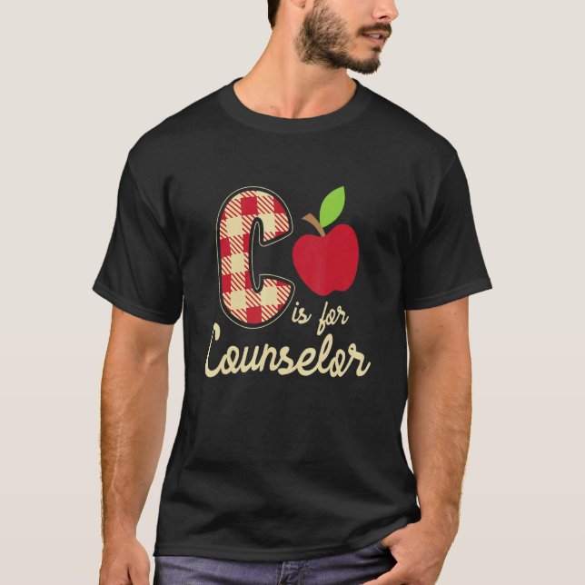 Camiseta C É Para Conselheiro Da Escola De Orientação (Frente)