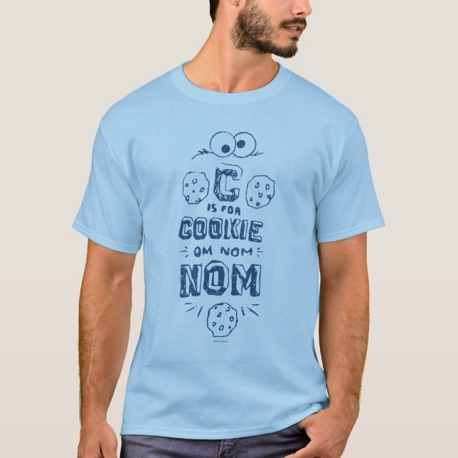 Camiseta C é para Cookie (Frente)