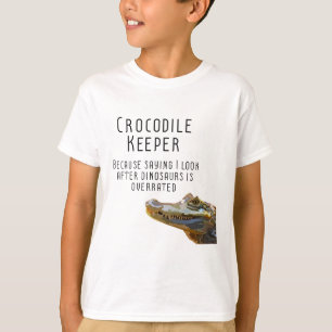 Camiseta C é para Crocodilo Keeper