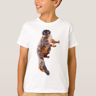 Camiseta C é para o Limur Castanho Comum