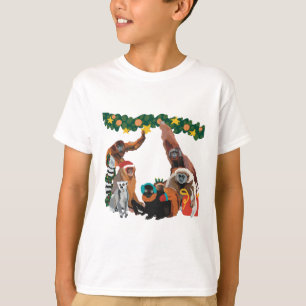 Camiseta C é para o Natal no Zoo