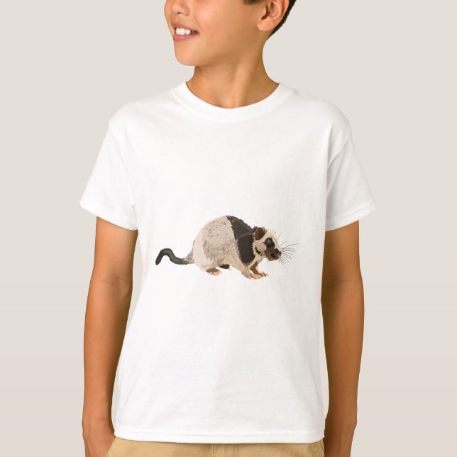 Camiseta C é para o rato na nuvem (Frente)