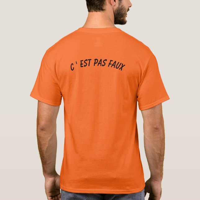 CAMISETA C EST PAS FAUX (Verso)