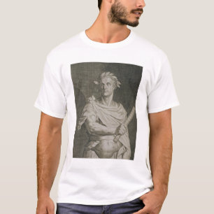 Camiseta C. imperador de Júlio César (100-44 BC) do engra