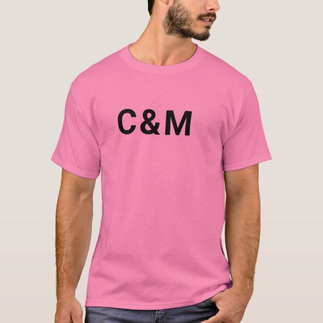CAMISETA C & M (Frente)