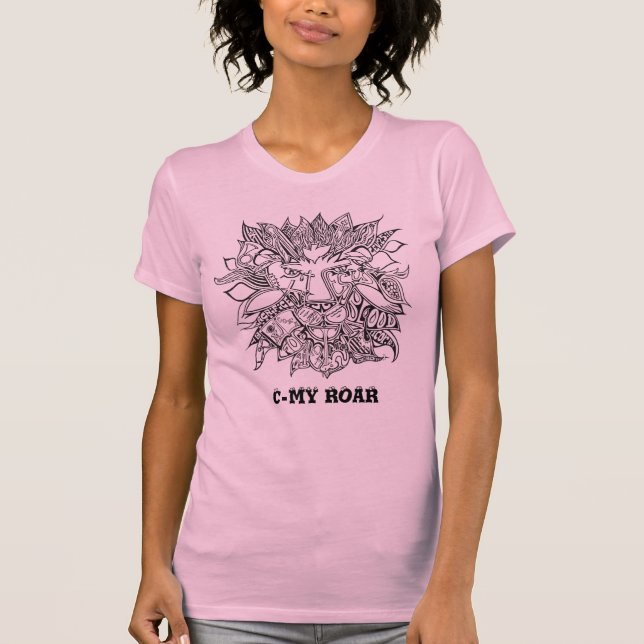 Camiseta C-Meu rugido (Frente)