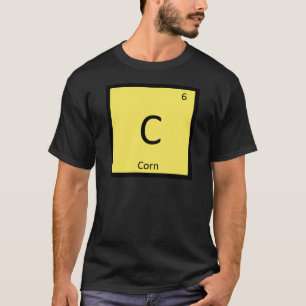 Camiseta C - Milho Química Vegetal Símbolo da Tabela Periód