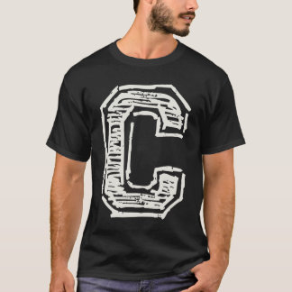Camiseta C na Fonte Atlítica Vintage