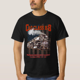 Camiseta C&O Class H-8 Allegheny Locomotive - American flag