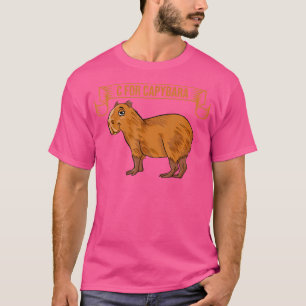 Camiseta C Para Capybara Capy Birthday Cappybara Capybara