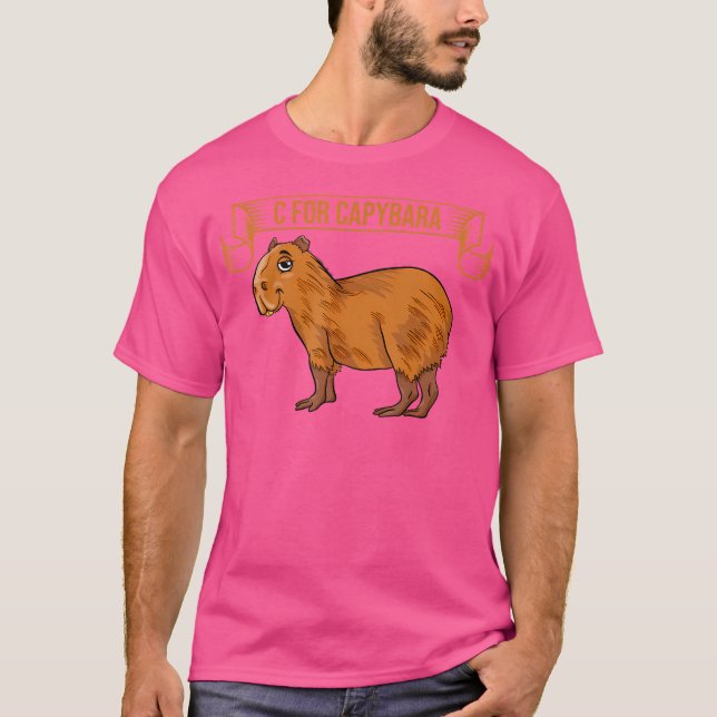 Camiseta C Para Capybara Capy Birthday Cappybara Capybara (Frente)