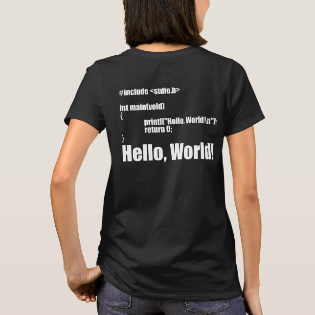 CAMISETA C_PROGRAMMING_LANGUAGE (Verso)