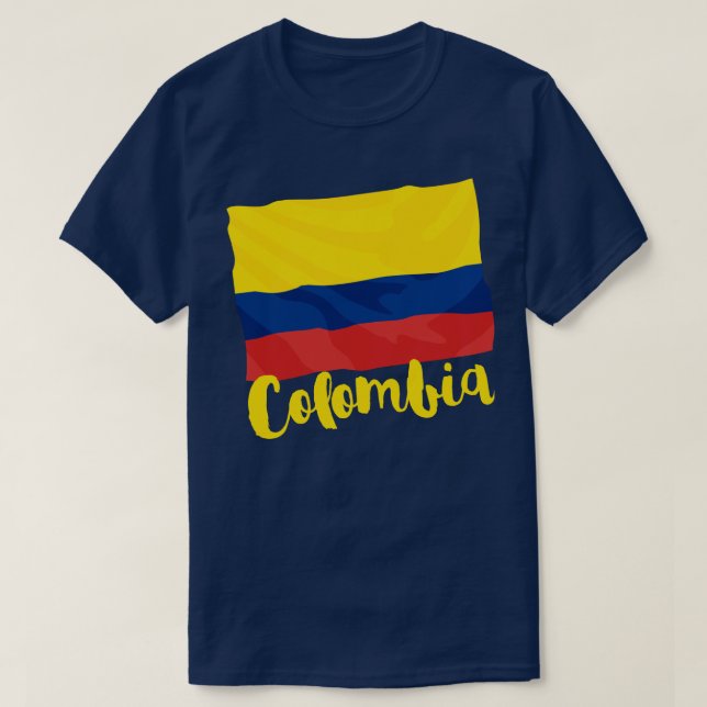 Camiseta C-Shirt Sinalizador Colômbia (Frente do Design)