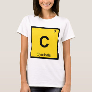 Camiseta C - Símbolo da Tabela Periódica Química da Música 