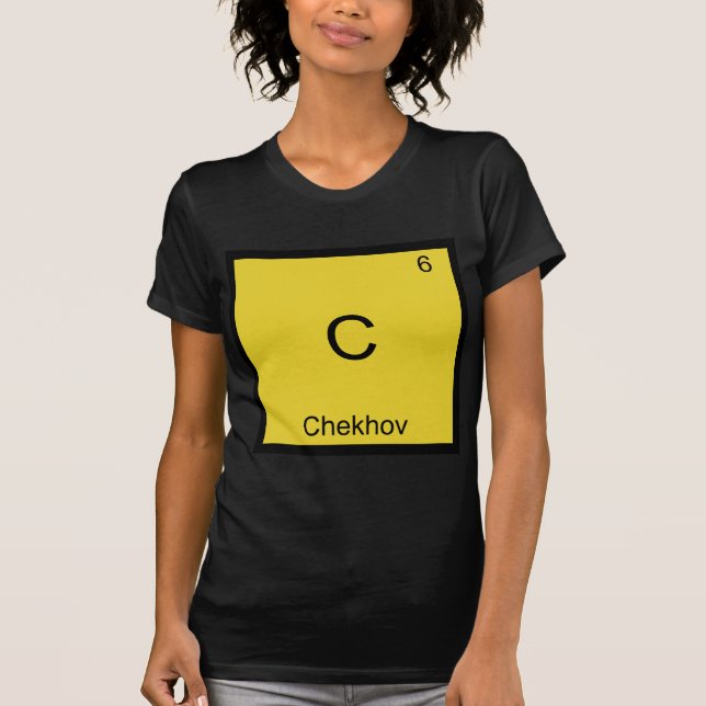 Camiseta C- Símbolo do Elemento Químico Engraçado  (Frente)