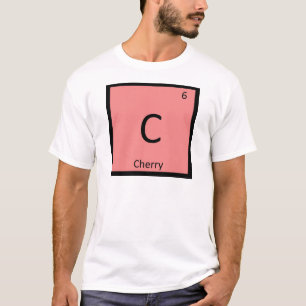 Camiseta C - Tabela Periódica de Símbolo de Química de Frut