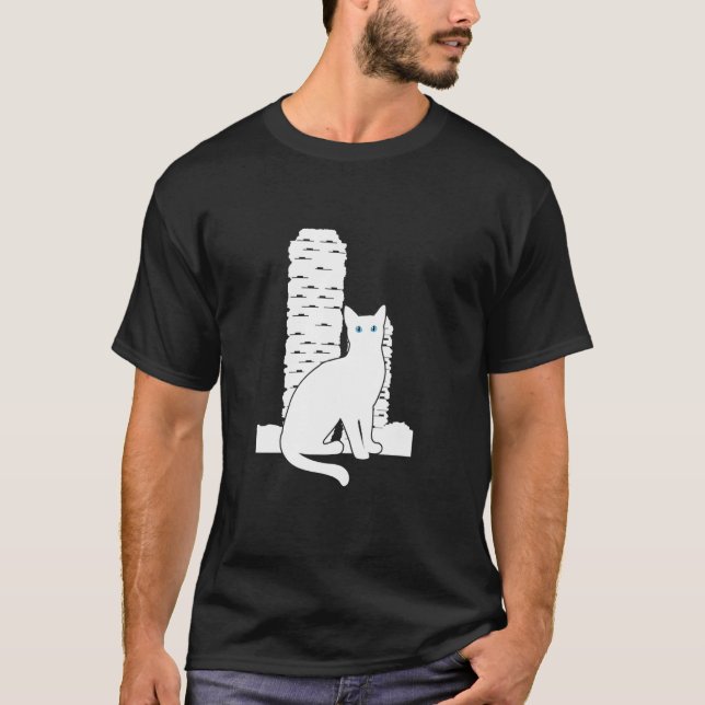Camiseta C:\Users\Administrator\Downloads\CAT 2\Gato Branco (Frente)