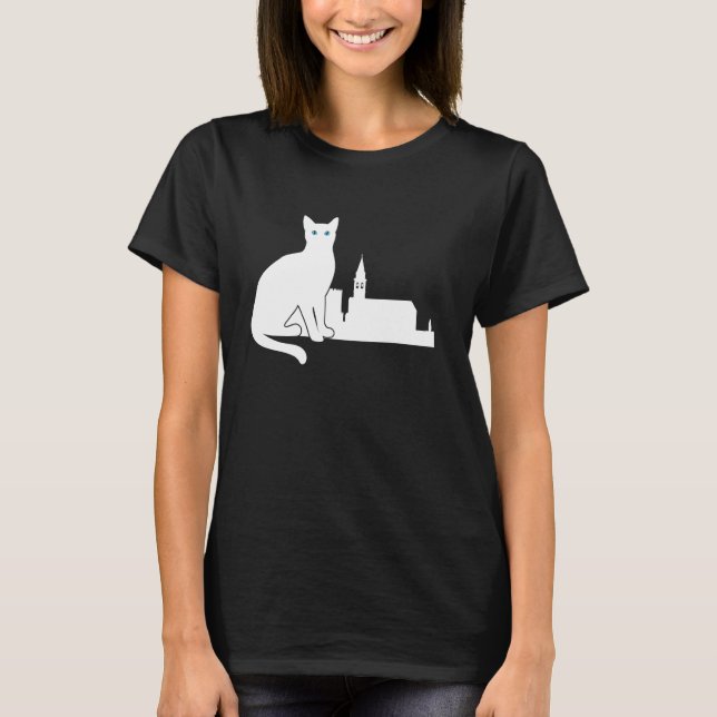 Camiseta C:\Users\Administrator\Downloads\CAT 2\Gato Branco (Frente)