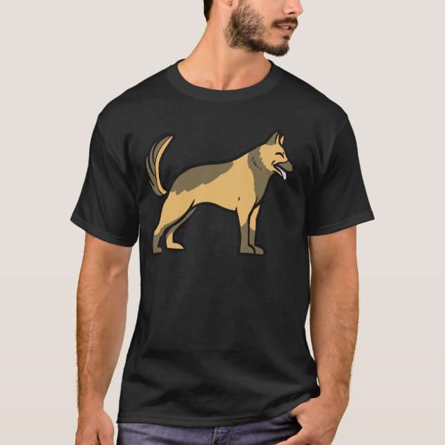 Camiseta C:\Users\Administrator\Downloads\Pastor Alemão 2 (Frente)