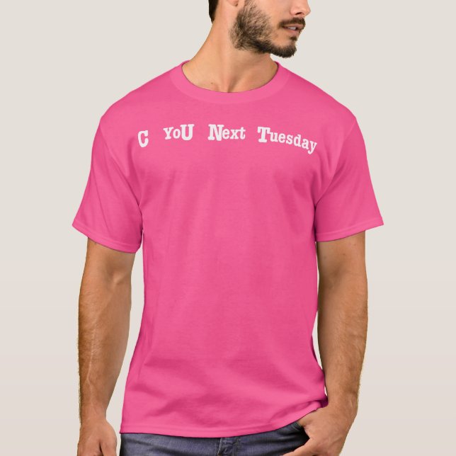 Camiseta C Você Próxima Terça (Frente)