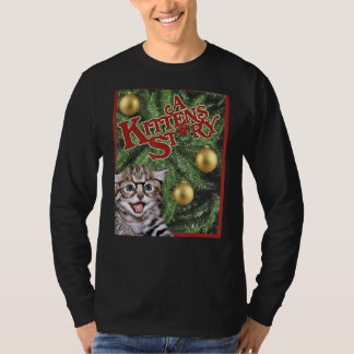 Camiseta Ca A Kittens História De Natal Poster Engraçado Gi