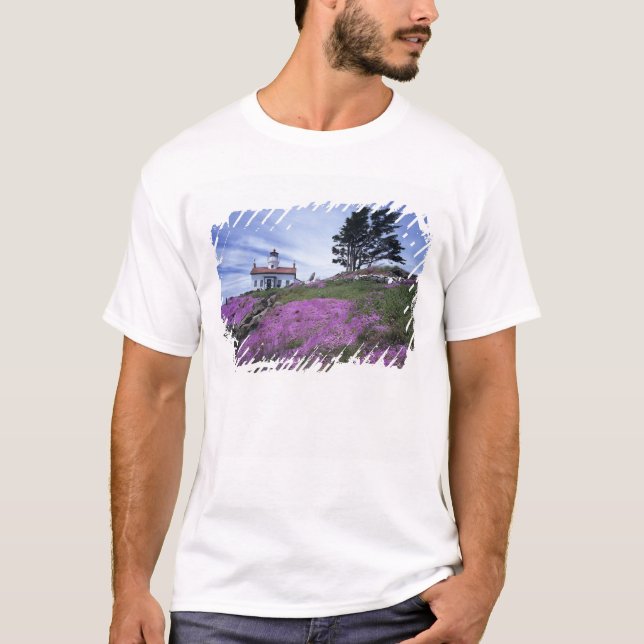 Camiseta CA, Crescent City, farol de Battery Point com (Frente)