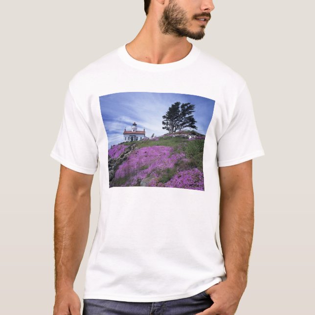 Camiseta CA, Crescent City, farol de Battery Point com (Frente)