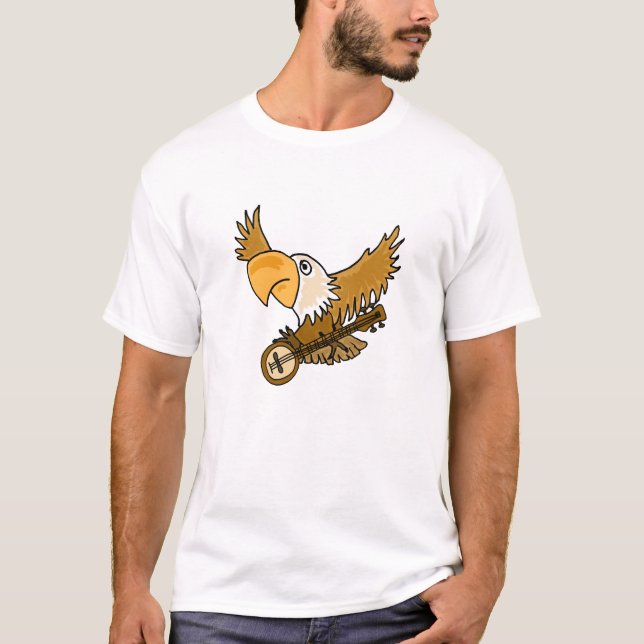 Camiseta CA Eagle com um t-shirt do banjo (Frente)