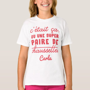 Camiseta Ça ou une paire de chaussettes