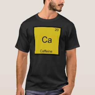 Camiseta Ca - T engraçado do símbolo do elemento da quím