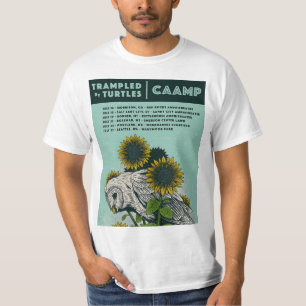 Camiseta Caamp bird sunflower